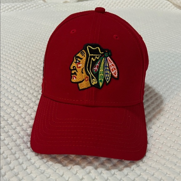 New Era Other - Blackhawks Hockey NHL Red New Era Adjustable Baseball Hat